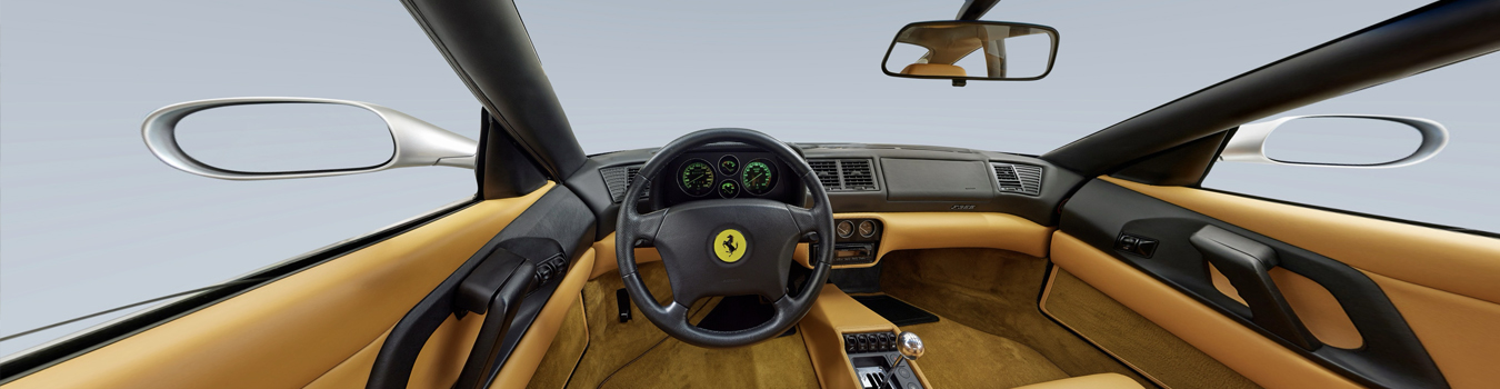 Ferrari F355 interior in 360°