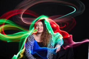 Light Painting with Optical Fibers