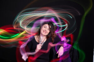 Light Painting with Optical Fibers