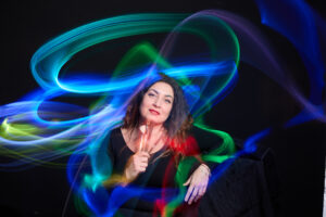 Light Painting with Optical Fibers