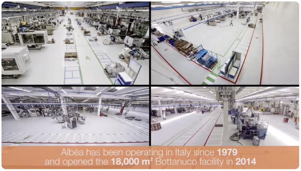 Time-lapse of the construction of the Albea plant