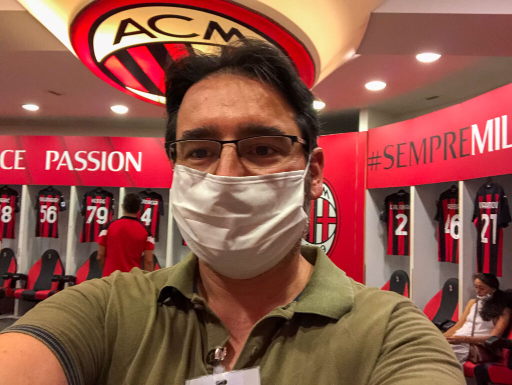 Spogliatoio AC Milan San Siro